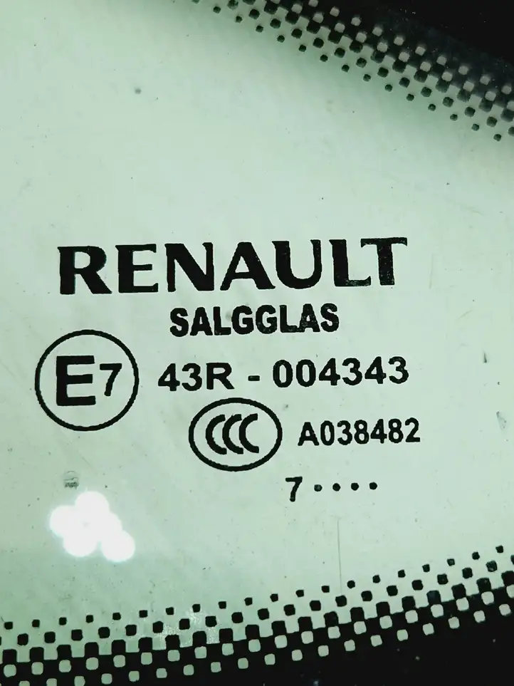 Renault Espace V (RFC) (2015 - 2019) 43R004343 Треугольное стекло кузова — фото 7