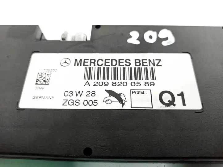 Mercedes-Benz CLK A209,C209 (2002 - 2009) A2098200589 GPS антенна — фото 8
