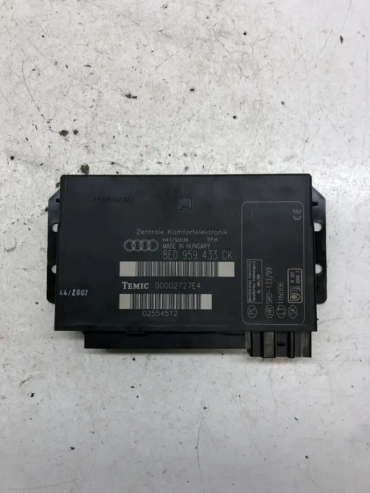 Audi A4 S4 B7 8E 8H (2004 - 2009) 8E0959433CK Модуль комфорта — фото 1