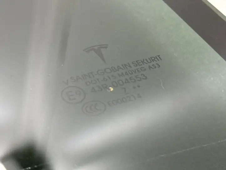 Tesla Model X (2021 - ) 43R004553 Стекло задней двери — фото 8