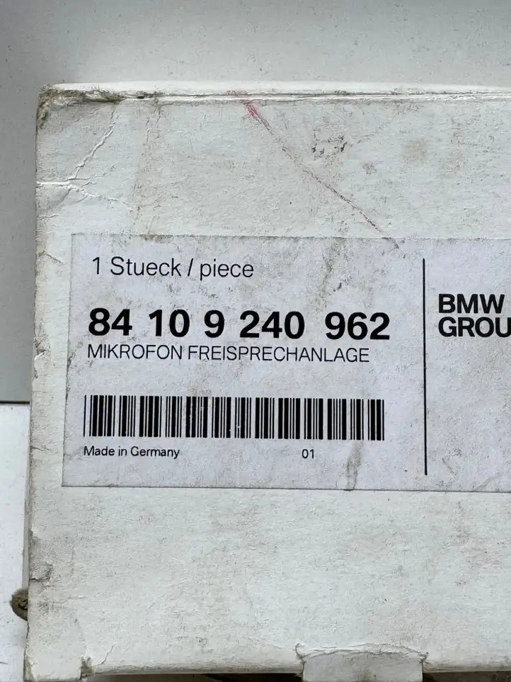 BMW 5 F10 F11 (2009 - 2016) 9240962 Микрофон (Bluetooth / телефон) — фото 5