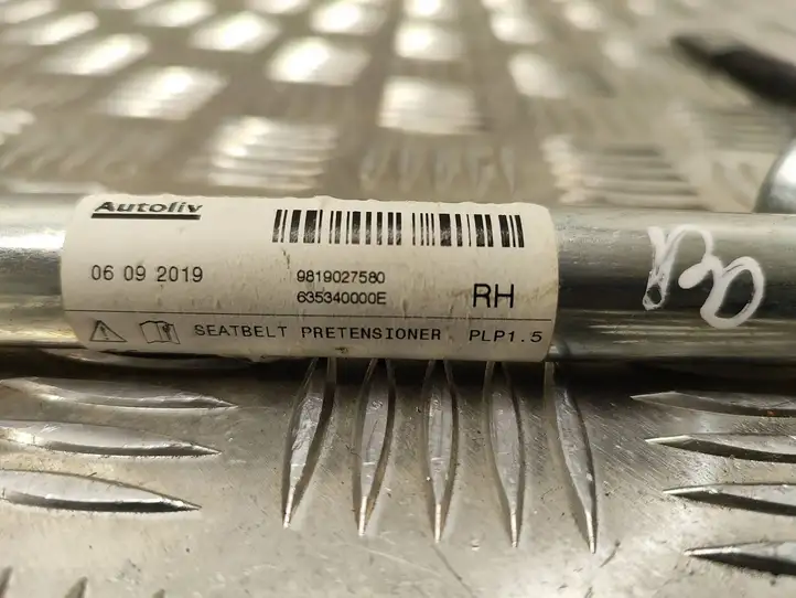 Citroen DS7 Crossback (2017 - )  9819027580 Замок переднего ремня