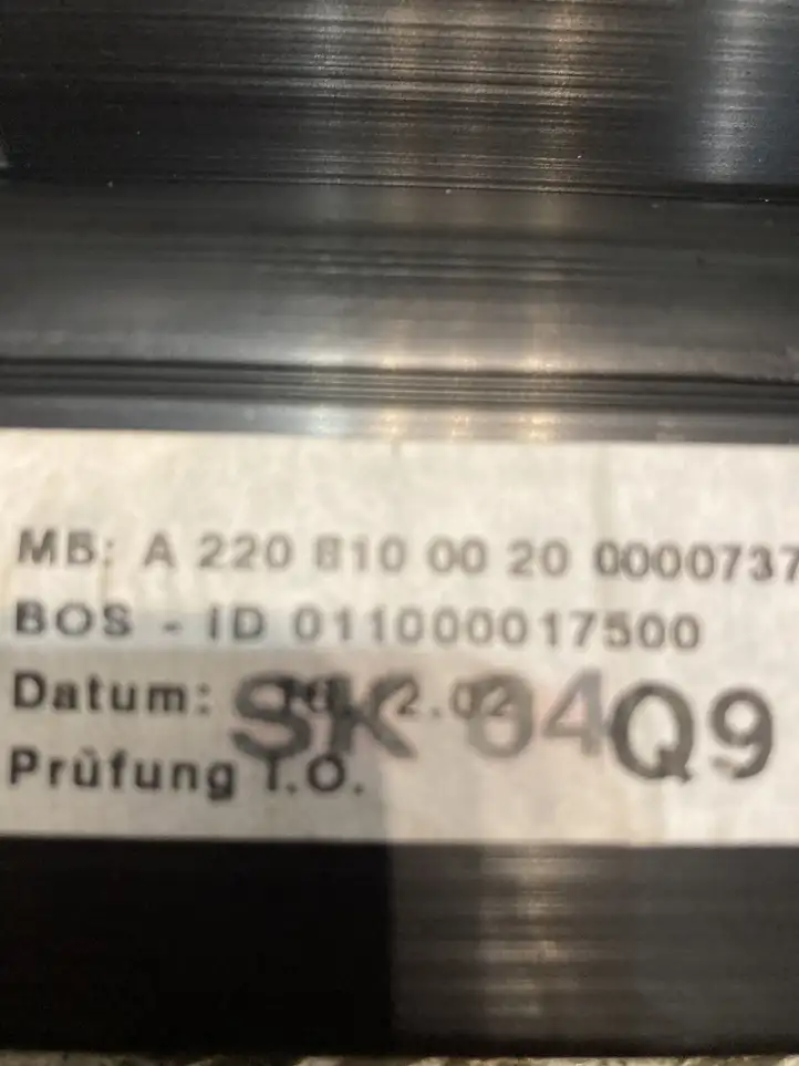 Mercedes-Benz S W220 (1998 - 2006) 2208100020 Солнцезащитная шторка заднего бокового окна — фото 4