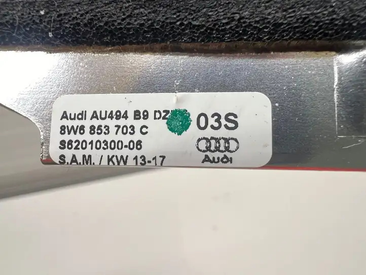Audi S5 F5 (2016 - ) 8W6853703C Верхняя обшивка у окна — фото 6