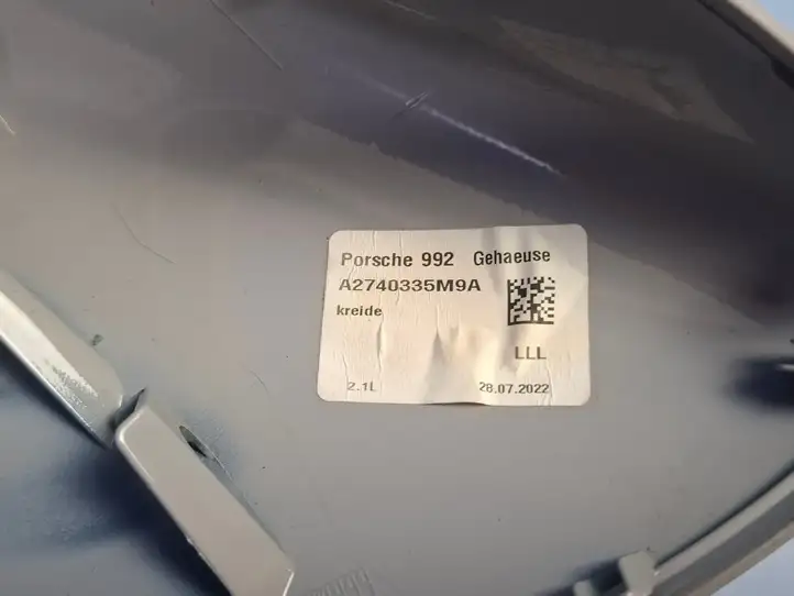 Porsche Taycan 9J1 (2019 - ) 992857527 Пластиковая отделка зеркала — фото 7