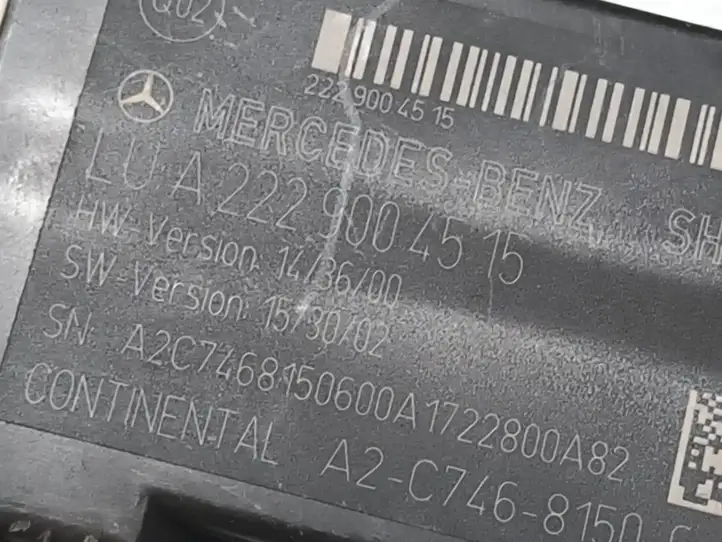Mercedes-Benz S W222 (2013 - ) A2229004515 Реле обогрева — фото 2