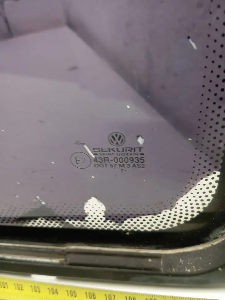Volkswagen Transporter - Caravelle T5 (2003 - 2009) 43R000935 Заднее боковое стекло — фото 4