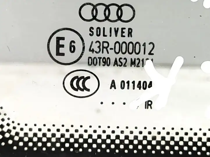Audi A6 S6 C6 4F (2004 - 2008) 43R000012 Заднее боковое стекло — фото 4