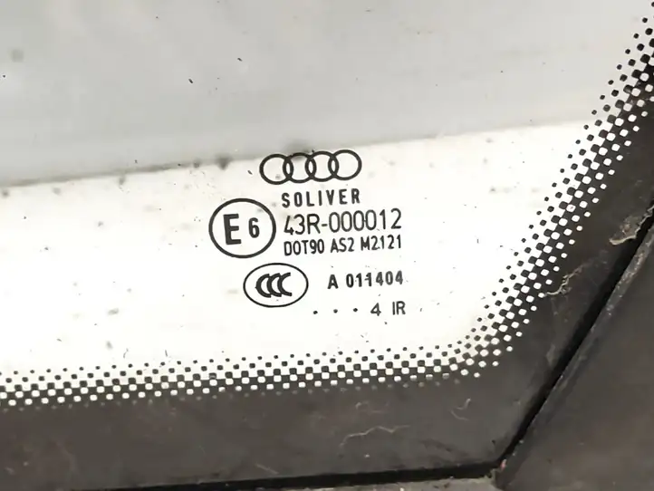 Audi A6 S6 C6 4F (2004 - 2008) 43R000012 Заднее боковое стекло — фото 3