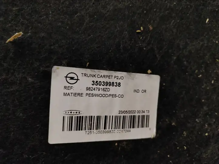 Opel Corsa F (2019 - ) Комплект обшивки крышки багажника — фото 7