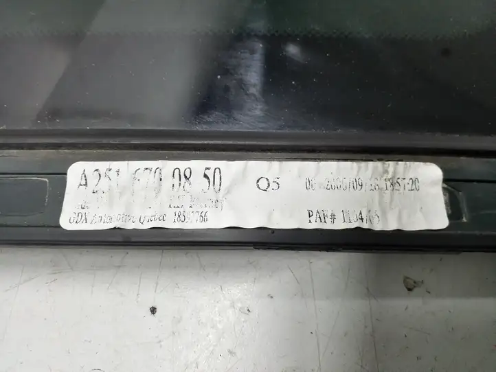 Mercedes-Benz R W251 (2005 - 2013) A2516700850 Заднее боковое стекло — фото 5