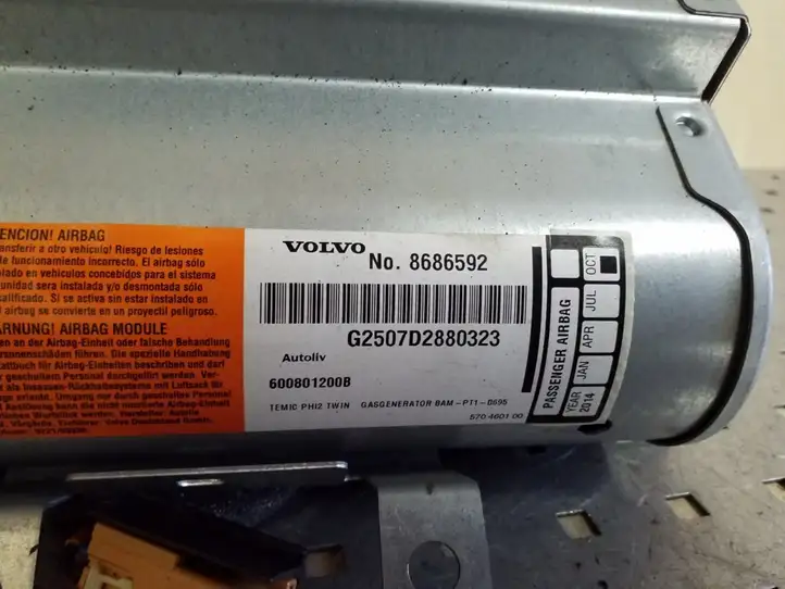 Volvo XC90 (2002 - 2006) 8686592 Подушка безопасности пассажира — фото 2
