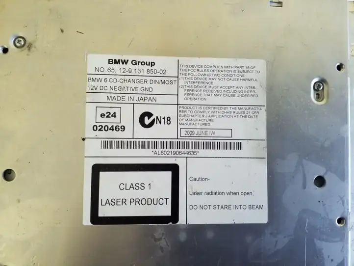 BMW 5 E60 E61 (2004 - 2010) 6512913185002 CD/DVD чейнджер — фото 2