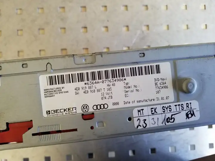Audi A6 Allroad C6 (2006 - 2008) 4E0919887T Навигационный привод CD/DVD — фото 3