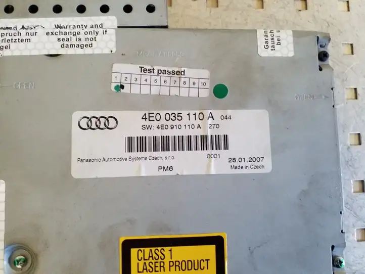 Audi A6 Allroad C6 (2006 - 2008) 4E0035110A CD/DVD чейнджер — фото 2