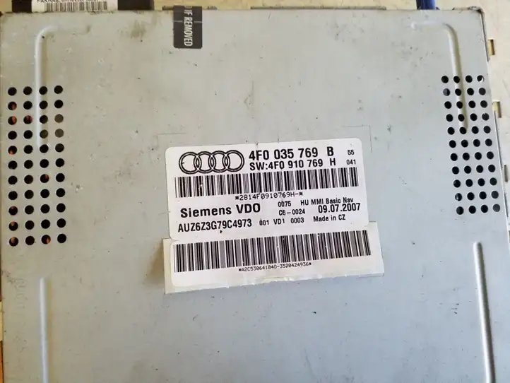 Audi A6 Allroad C6 (2006 - 2008) 4F0035769B Навигационный привод CD/DVD — фото 3