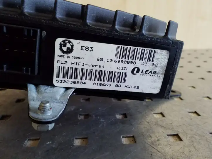 BMW X3 E83 (2003 - 2010) 65126990098 Усилитель звука — фото 2