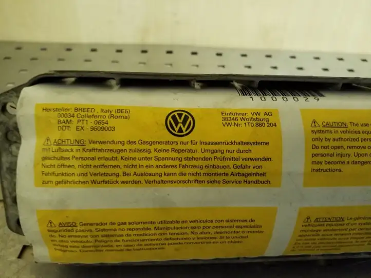 Volkswagen Touran I (2003 - 2010) 1T0880204 Подушка безопасности пассажира — фото 2