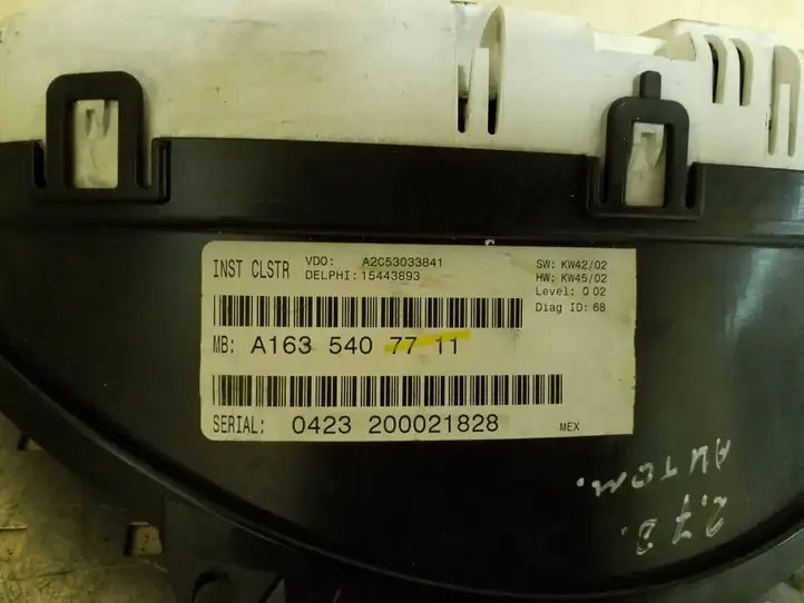 Mercedes-Benz ML W163 (1997 - 2005)  A1635407711 Спидометр (приборный щиток)