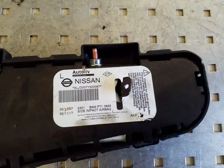 Nissan Qashqai (2006 - 2010) 6009383D Подушка безопасности сиденья — фото 2