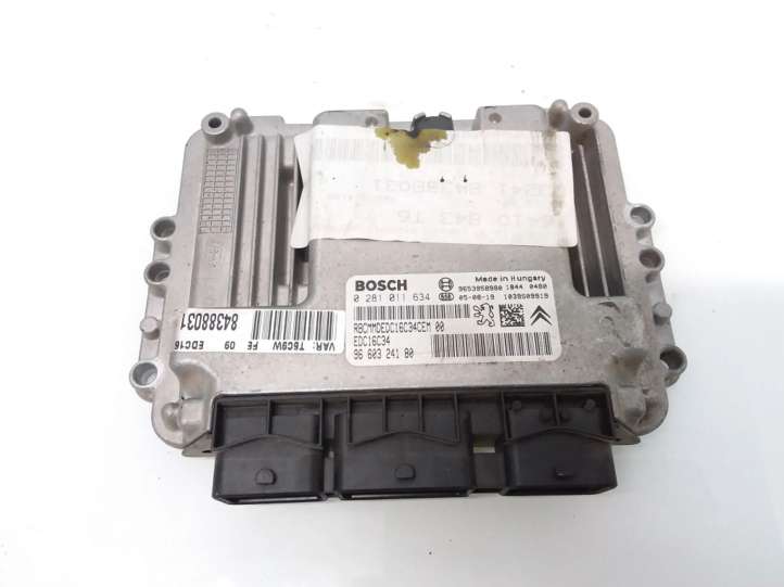 9660324180 Peugeot 307 Variklio valdymo blokas