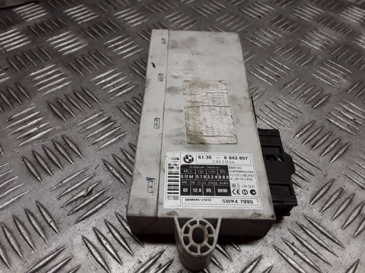 61356943857 BMW 5 E60 E61 CAS valdymo blokas/ modulis