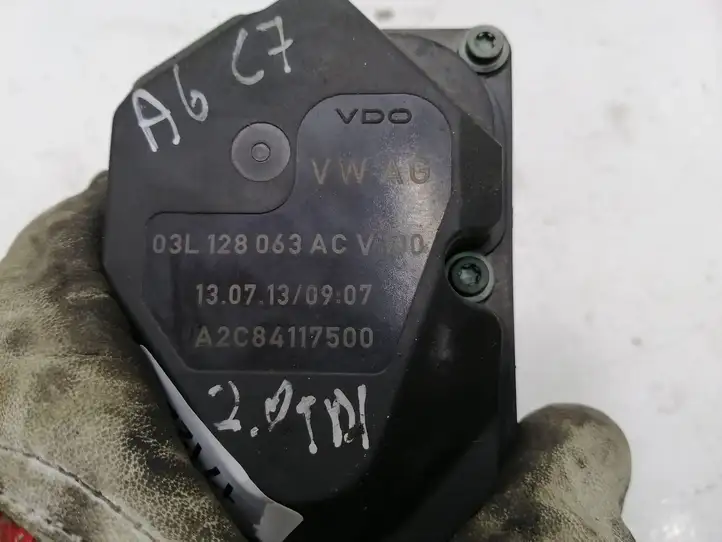 Audi A6 C7 (2011 - 2014) 03L128063AC Дроссельная заслонка — фото 5