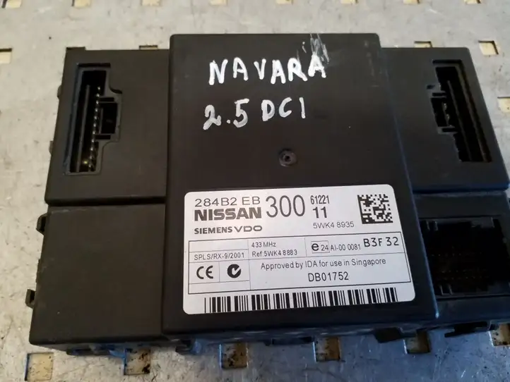 Nissan Navara D40 (2004 - 2015) 284B2EB300 Модуль комфорта — фото 2