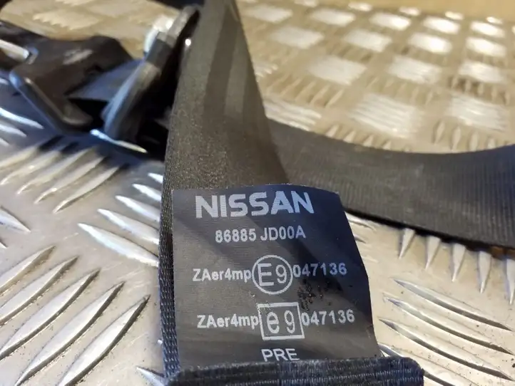 Nissan Qashqai (2006 - 2010) 86885JD00A Передний ремень безопасности — фото 5
