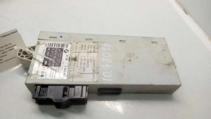 61356943857 BMW 5 E60 E61 CAS valdymo blokas/ modulis