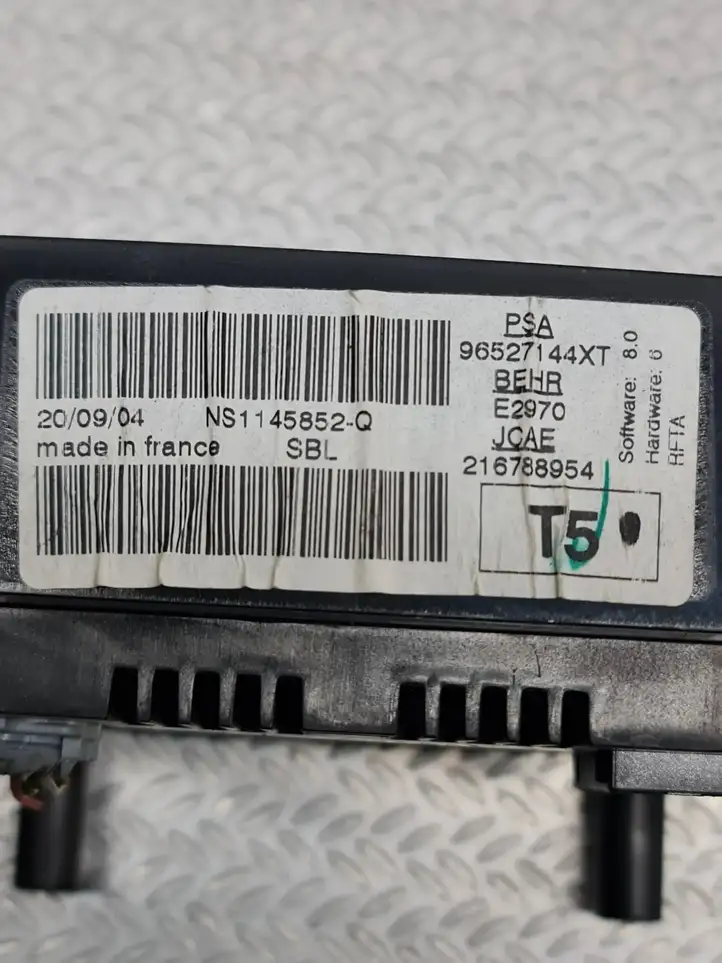 Peugeot 307 CC (2001 - 2005) 96527144XT Блок управления климат-контролем — фото 5