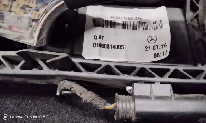 Mercedes-Benz GLE W166/C292 (2015 - 2019) A2047602434 Крепление наружной ручки задней двери — фото 5