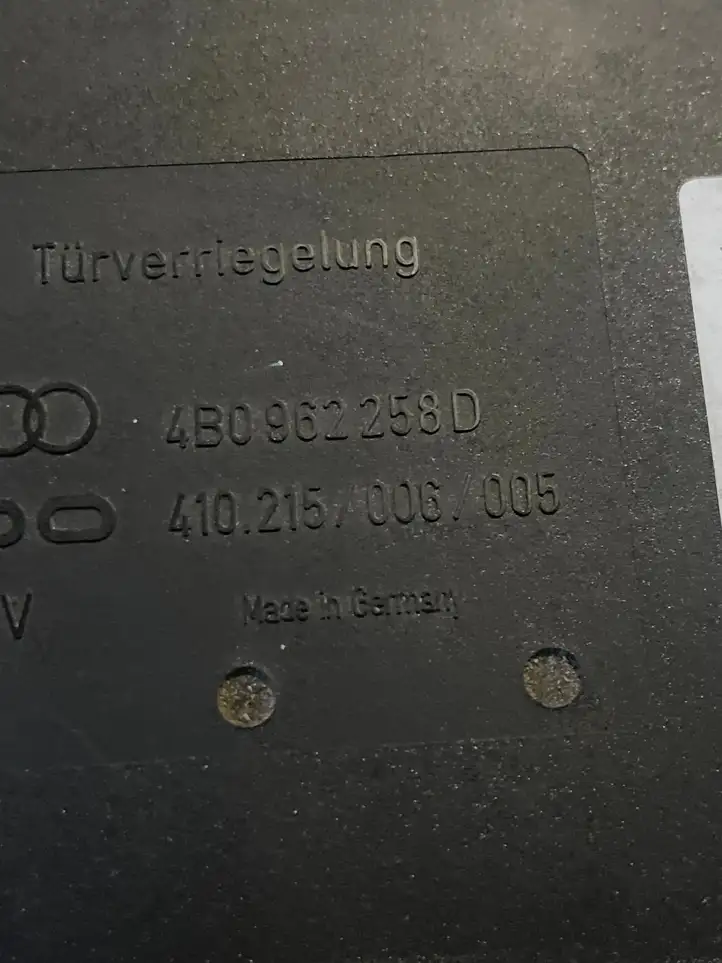 Audi A6 S6 C5 4B (2001 - 2004) 4B0962258D Модуль комфорта — фото 3