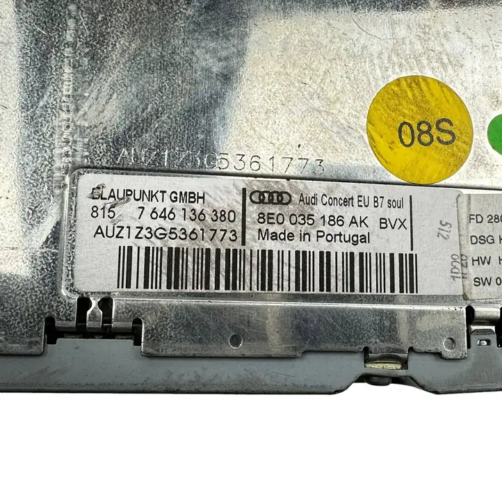 Audi A4 S4 B7 8E 8H (2004 - 2009) 8E0035186AK Магнитола / мультимедийная система — фото 3