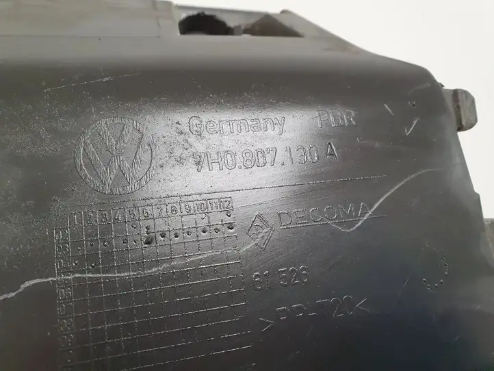 Volkswagen Multivan T5 (2003 - 2015) 7H0807130A Кронштейн угловой части бампера — фото 3
