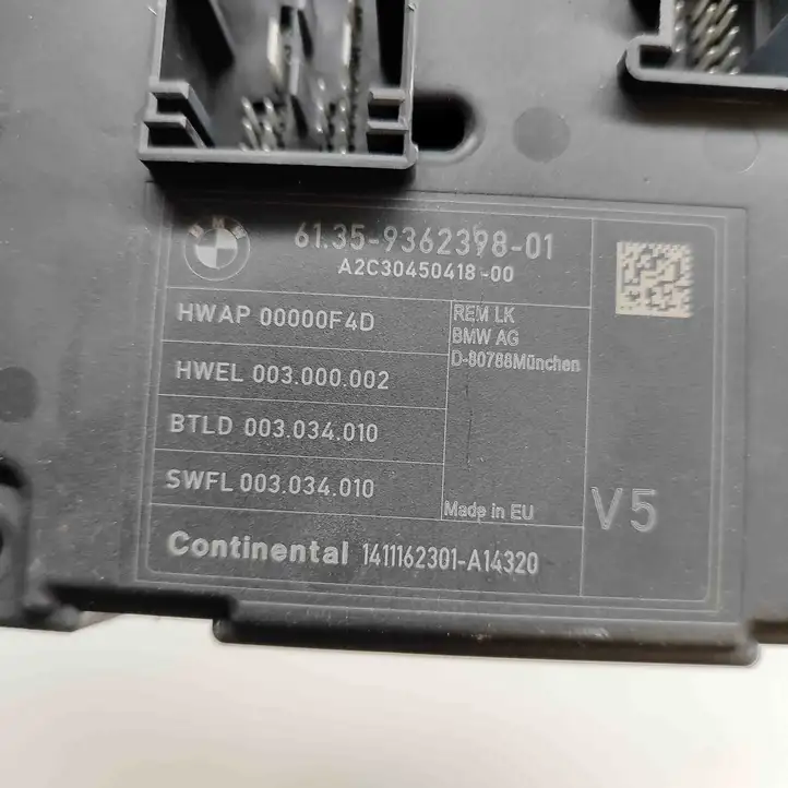 BMW 4 F32 F33 (2013 - 2017) 9362398 Модуль управления кузовом (BCM) — фото 6