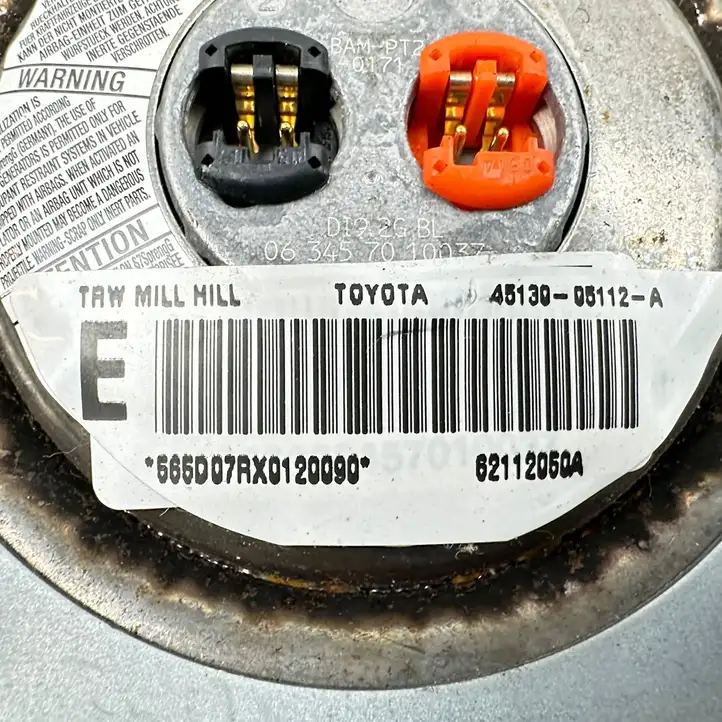 Toyota Avensis T250 (2006 - 2009) 4513005112A Подушка безопасности руля — фото 8