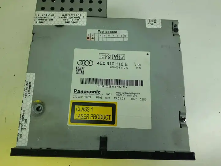 Audi A6 S6 C6 4F (2008 - 2011) 4E0115110E CD/DVD чейнджер — фото 3