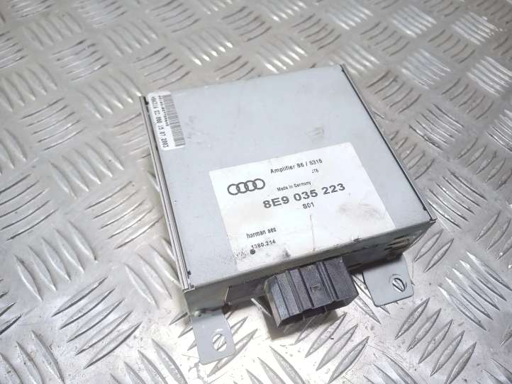 8E9035223 Audi A4 S4 B6 8E 8H Garso stiprintuvas