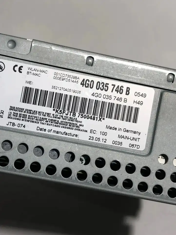 Audi A7 S7 4G (2010 - 2014) 4G0035746B Магнитола / мультимедийная система — фото 3