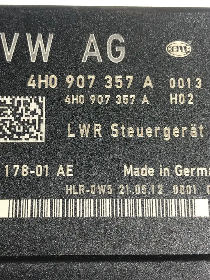 Audi A7 S7 4G (2010 - 2014) 4H0907357A Блок управления светом — фото 3