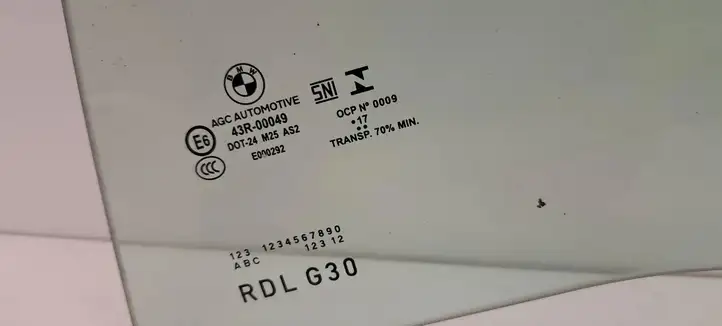 BMW 5 G30 G31 (2016 - ) 43R00049 Стекло задней двери — фото 2