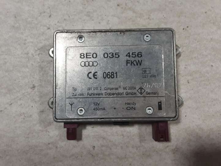 8E0035456 Audi A4 S4 B6 8E 8H Antenos stiprintuvas