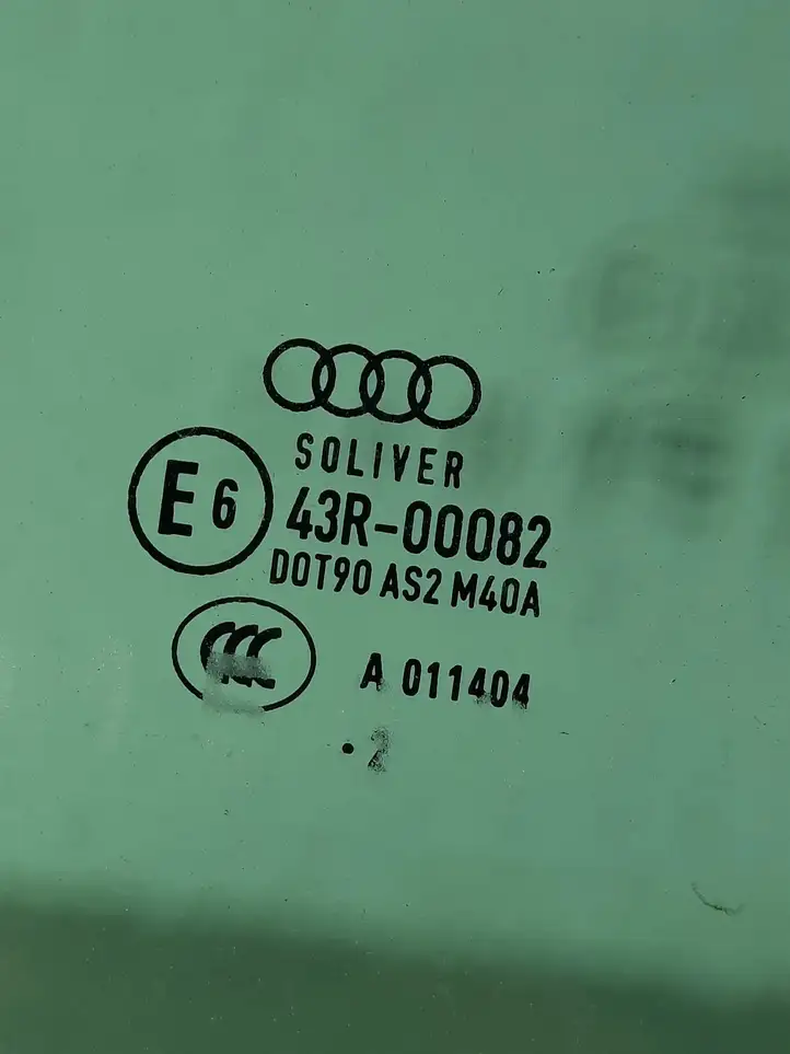 Audi A5 8T 8F (2011 - 2016) E643R00082 Стекло передней двери — фото 2