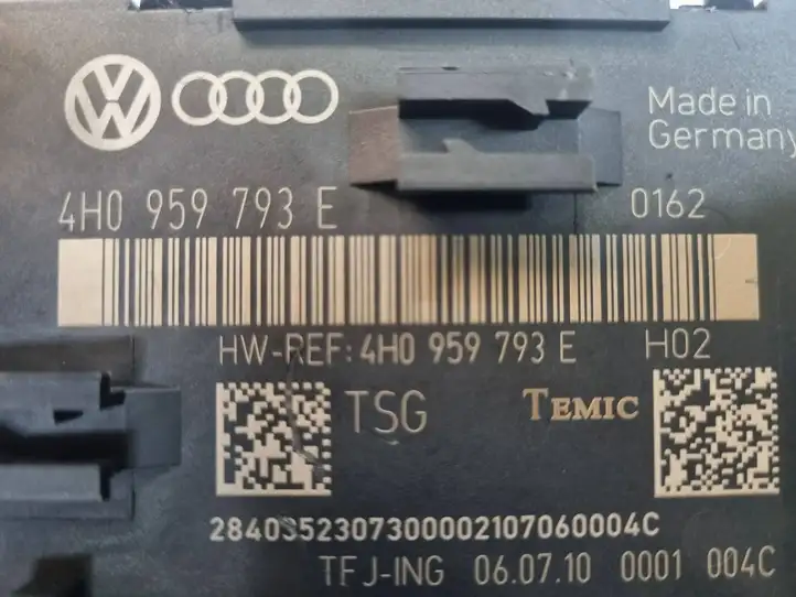 Audi A8 S8 D4 4H (2010 - 2014) 4H0959793E Блок управления дверью — фото 3