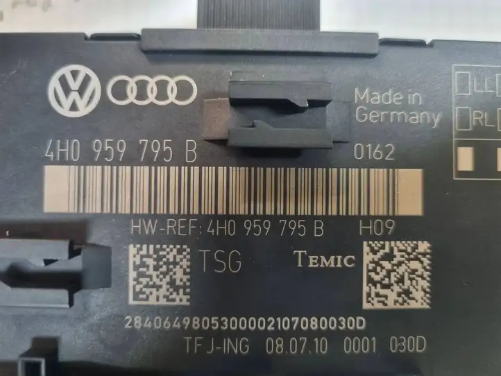 Audi A8 S8 D4 4H (2010 - 2014) 4H0959795B Блок управления дверью — фото 3