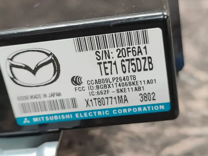 Mazda CX-9 (2012 - 2016) TE71675DZB Блок бесключевого доступа — фото 3
