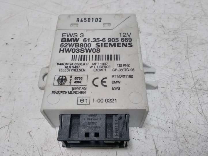 61356905669 BMW 3 E46 Imobilaizerio valdymo blokas