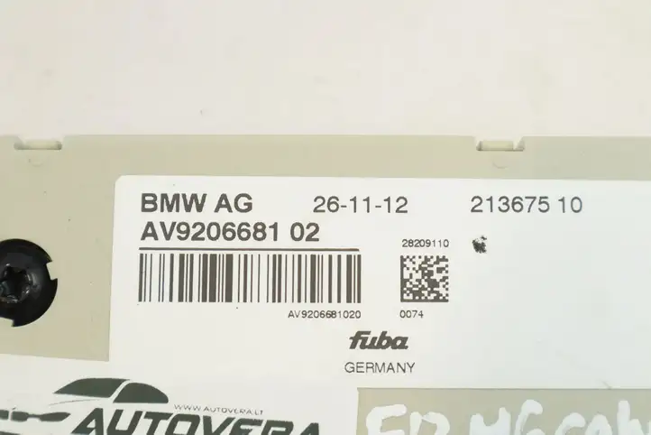 BMW 6 F12 F13 (2010 - 2018) 9206681 Усилитель антенны — фото 2