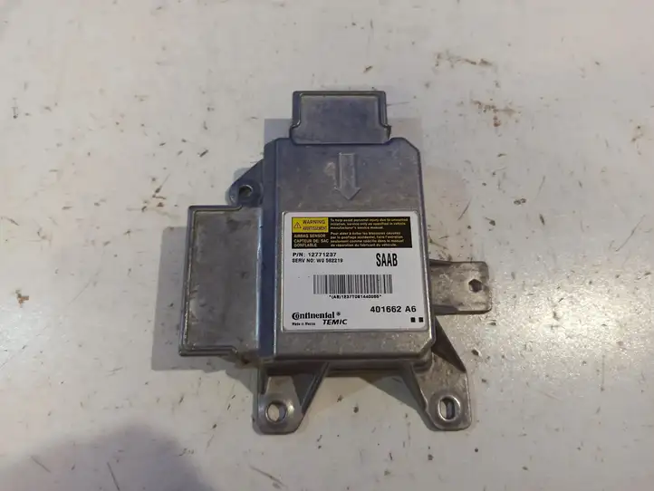 Saab 9-3 Ver2 (2008 - 2016)  12771237 Блок управления надувных подушек
